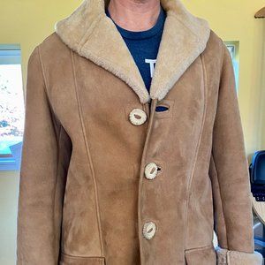 Like New Natural Sheepskin Coat